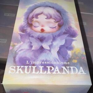 DEW Skullpanda L'impressionnisme Figure Pop mart authentic Labubu